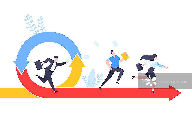 敏捷开发方法论商业概念图片素材