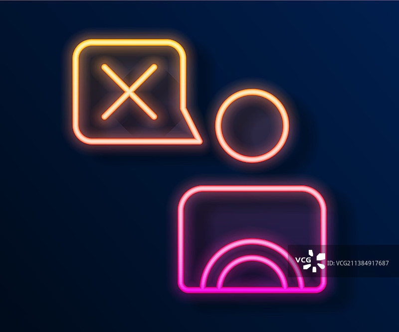 发光霓虹灯出租车司机图标图片素材