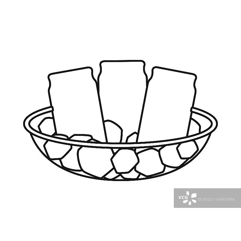 苏打水瓶子符号合集图片素材