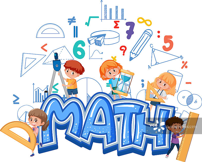 带有公式的数学字体图标图片素材