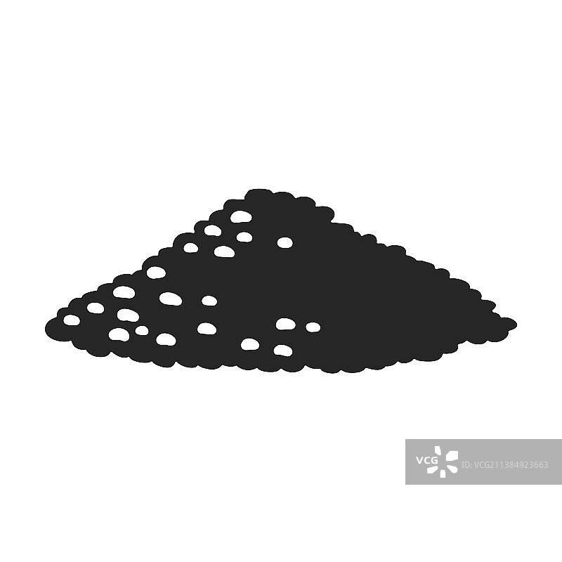 混凝土堆黑色图标图片素材