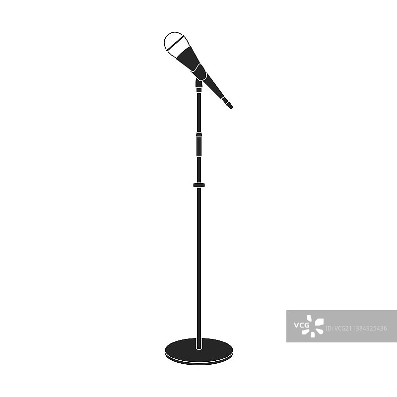 麦克风黑色图标图片素材