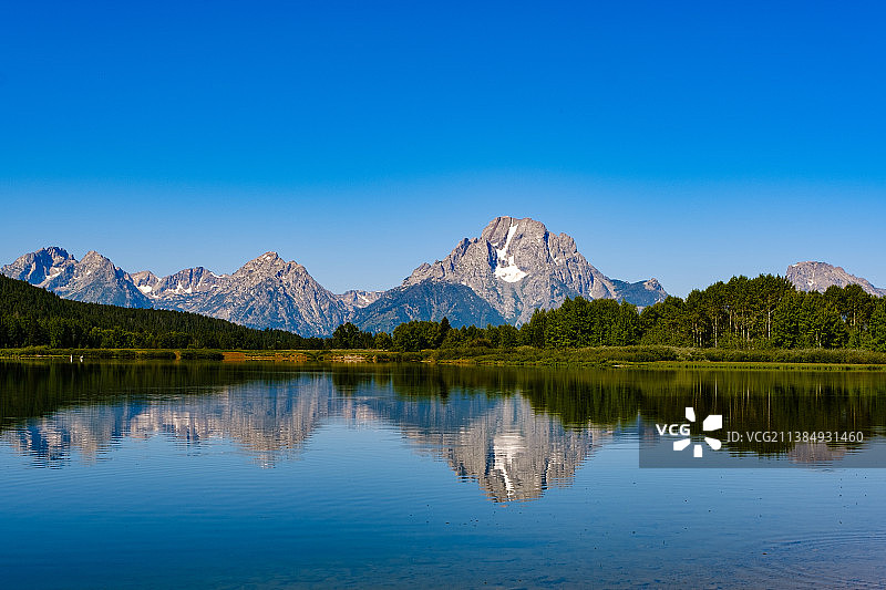 大提顿国家公园珍妮湖图片素材
