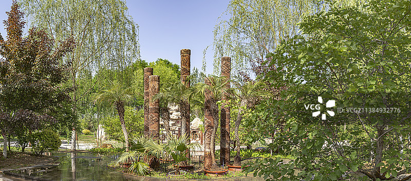 宁夏银川花博园---海南园图片素材