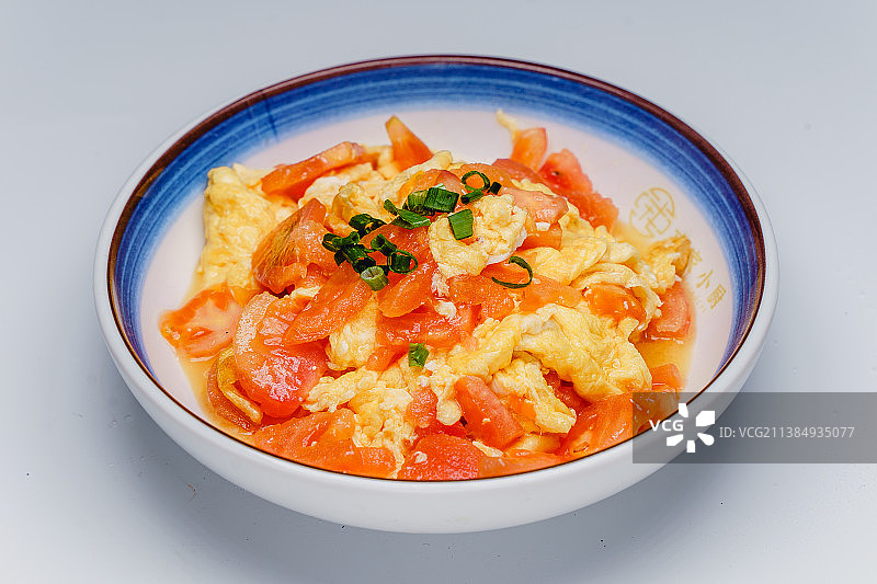 西红柿炒蛋图片素材