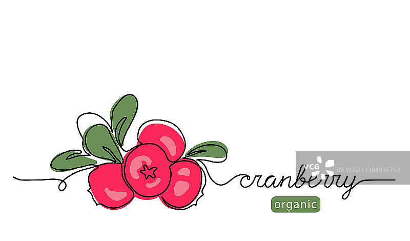 蔓越莓越橘简约配色图片素材