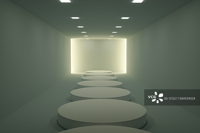 空的时尚服装秀台图片素材