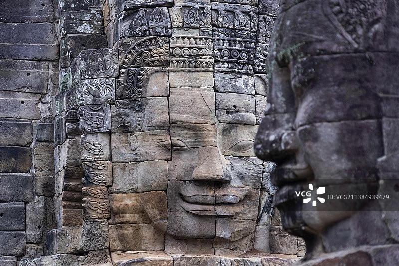 高棉的微笑图片素材
