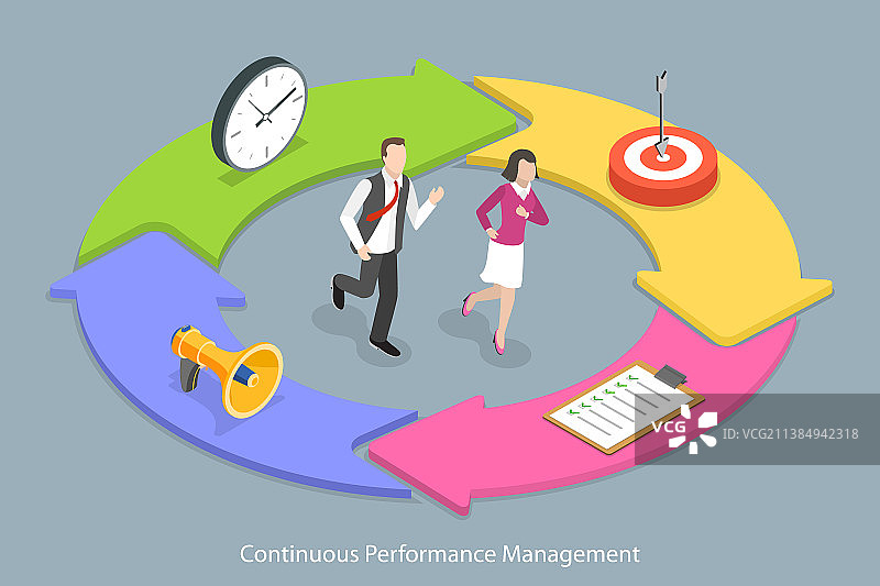 三维等距平面概念图片素材