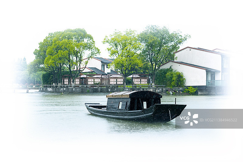 烟雨江南图片素材