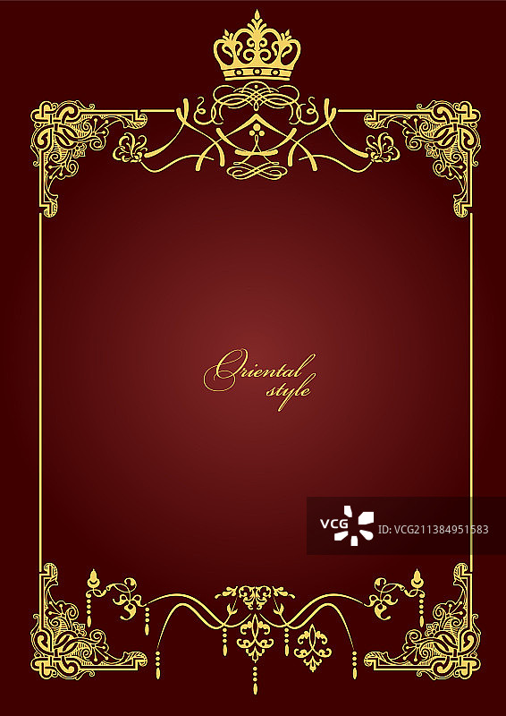 深色背景上的金色装饰可作为图片素材