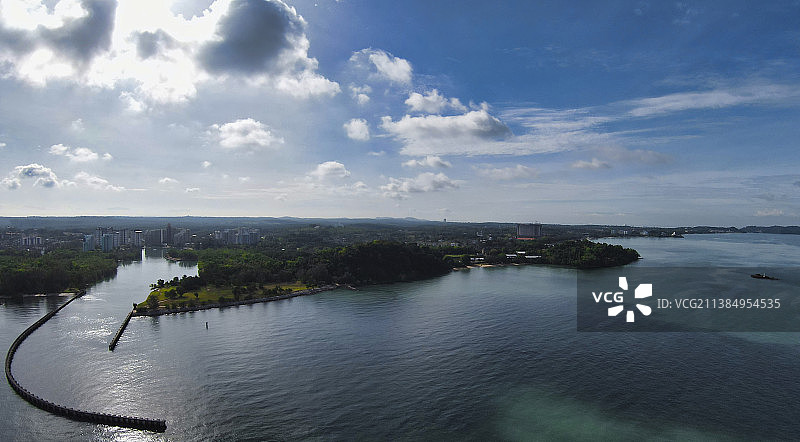 马来西亚森美兰州波德申海军上将湾滨海港图片素材