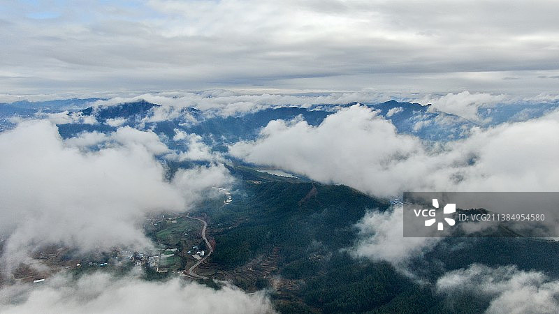家乡的云海图片素材
