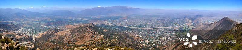 全景景观对天空图片素材
