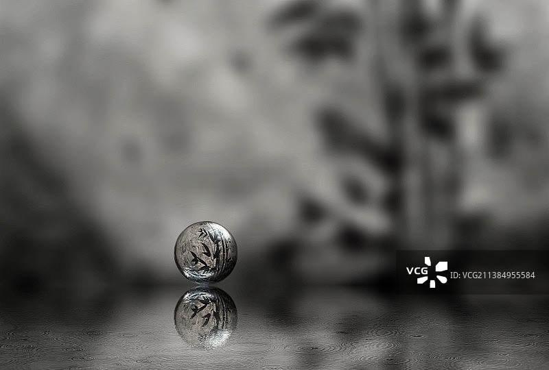 桌上的大理石特写图片素材