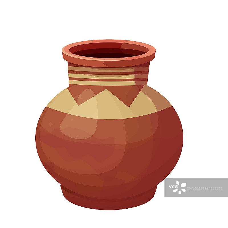 非洲陶瓷花瓶部落手工艺品图片素材