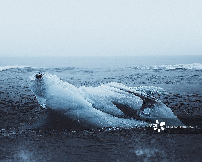 冰冻冰层结构全画幅照片图片素材