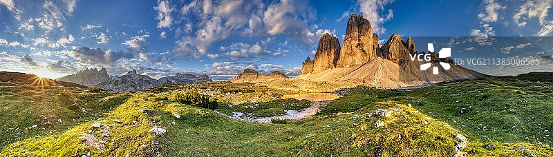 全景景观对天空图片素材