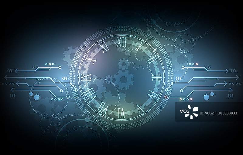 机械时钟科技图片素材