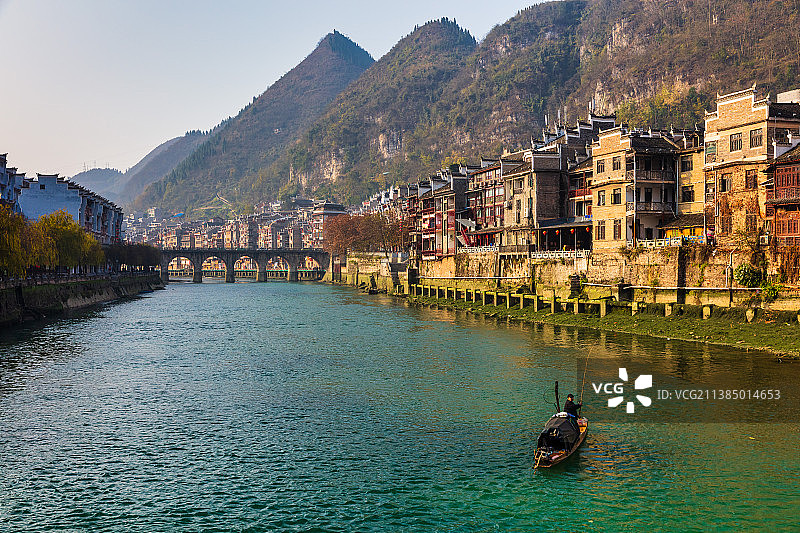 贵州黔东南镇远古城图片素材