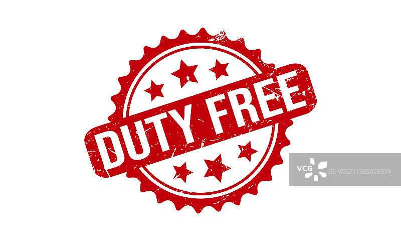 免税橡胶印章图片素材