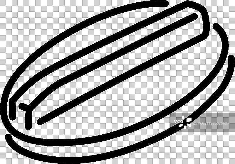 木头锅盖简笔画图标图片素材