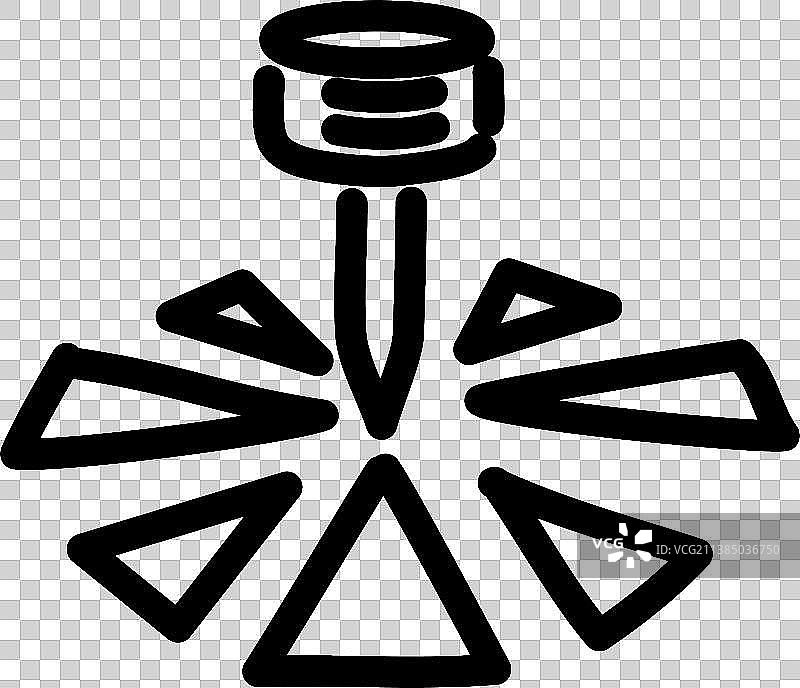 太阳能露营氛围灯图片素材