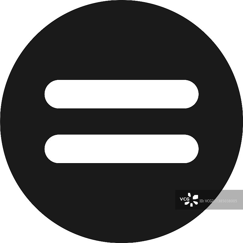 扁平风格的相等图标图片素材