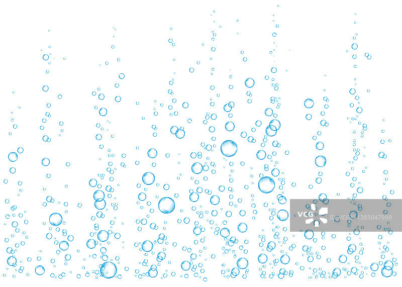 水中气泡或氧气图片素材