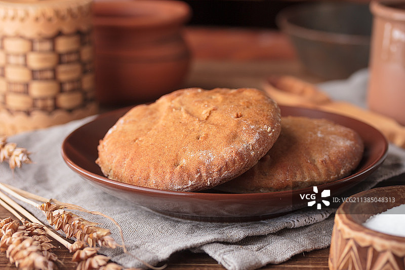 特维尔的传统美食-黑麦面包图片素材