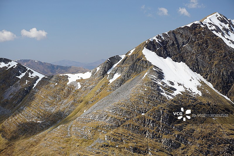 英国斯潘布里奇格雷科里斯雪山风光图片素材