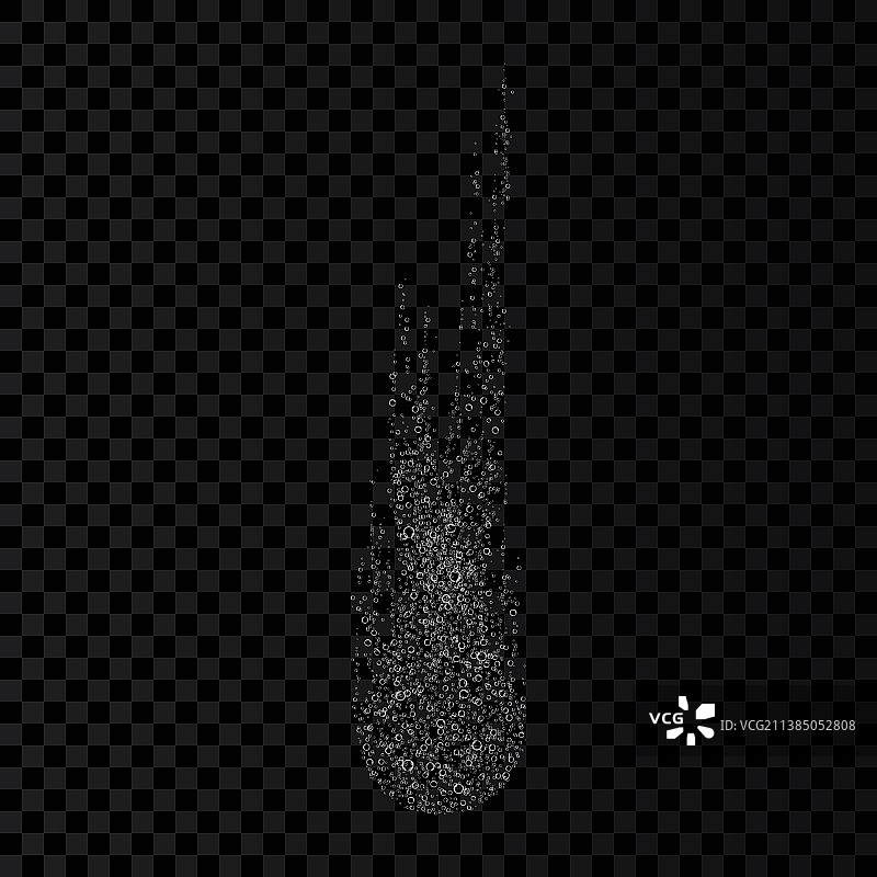 泡腾片气泡图片素材