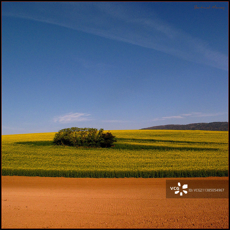 天空衬托下的风景图片素材