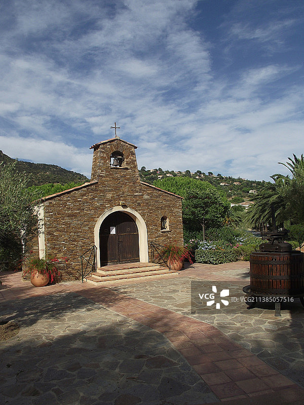 法国拉瓦杜教堂景观图片素材