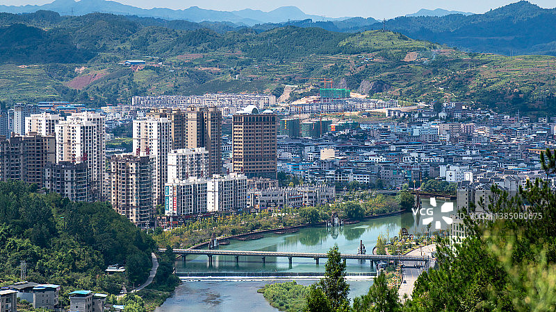 贵州施秉县城风光图片素材