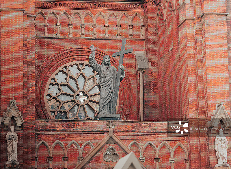 徐家汇天主教堂 耶稣像图片素材