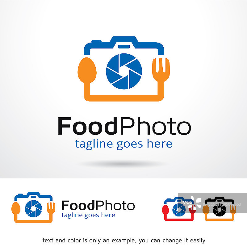 美食摄影Logo模板图片素材