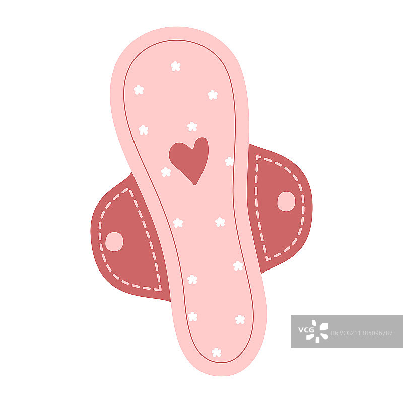 女性经期零浪费卫生巾图片素材