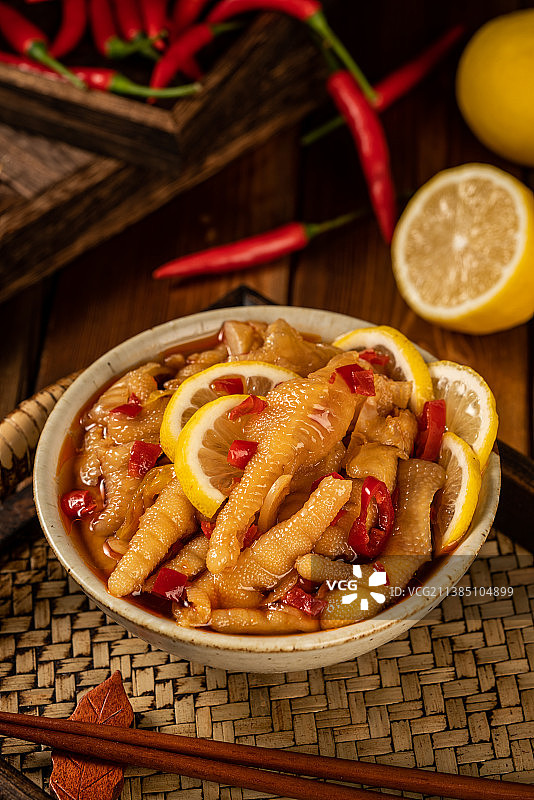 柠檬凤爪图片素材