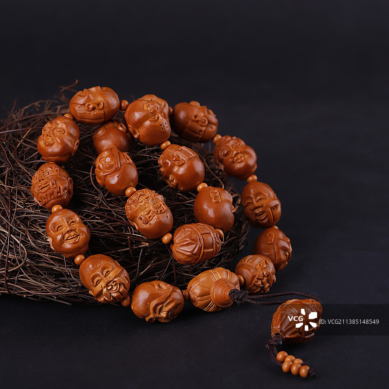 榄核细雕图片素材