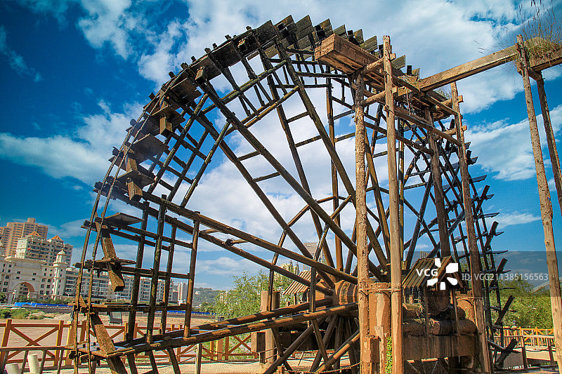 甘肃省兰州市水车博览园：兰州水车图片素材