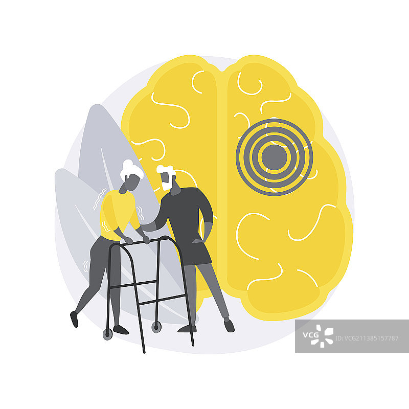 帕金森病抽象概念图片素材