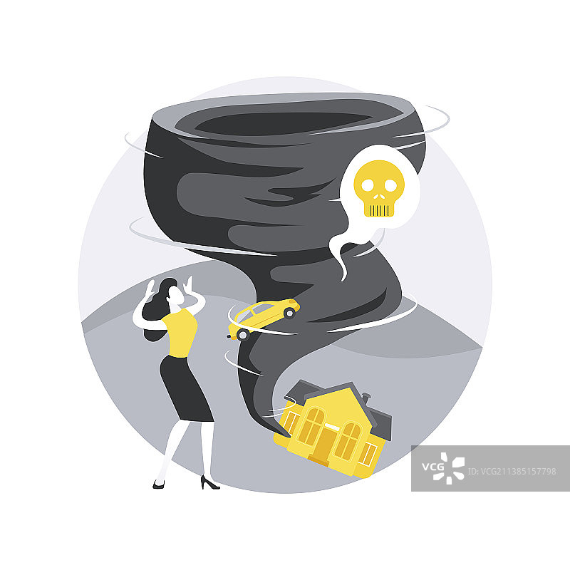 飓风抽象概念图片素材