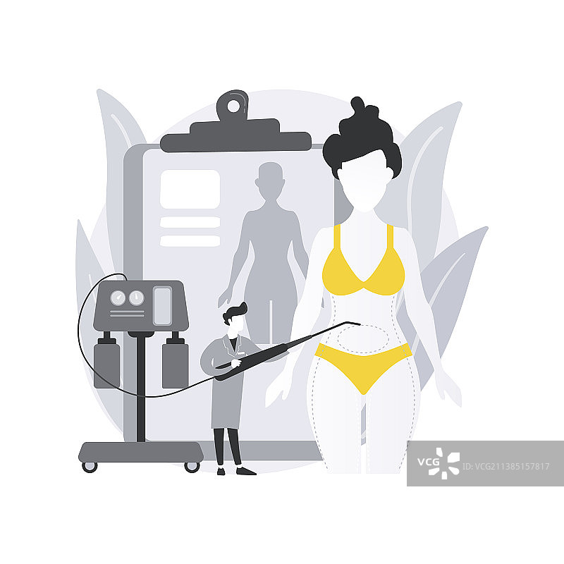 抽脂抽象概念图片素材