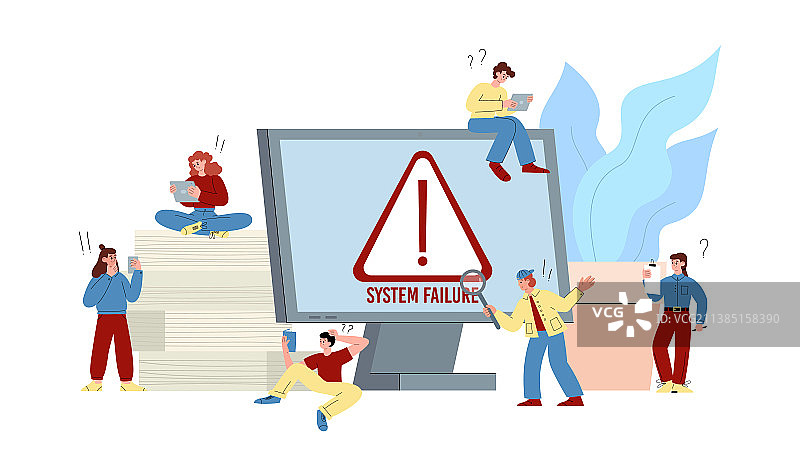 操作系统故障或错误banner图片素材