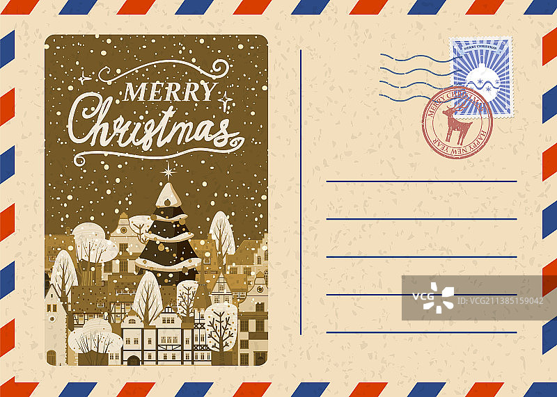 圣诞节新年快乐节日问候图片素材