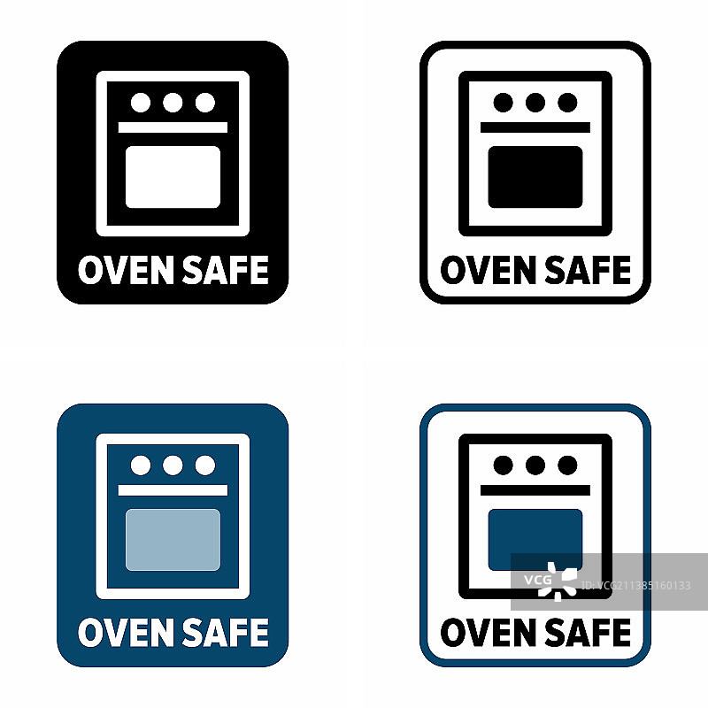 烤箱安全信息标志图片素材