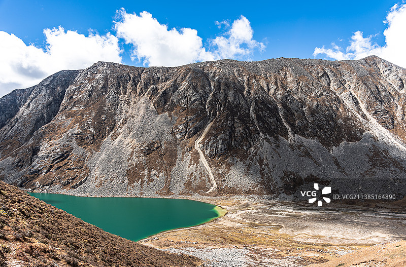 库拉岗日神湖图片素材
