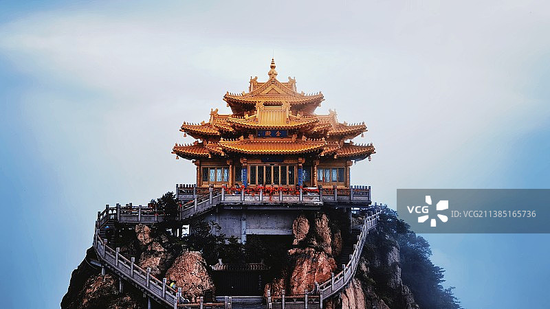 老君金顶图片素材