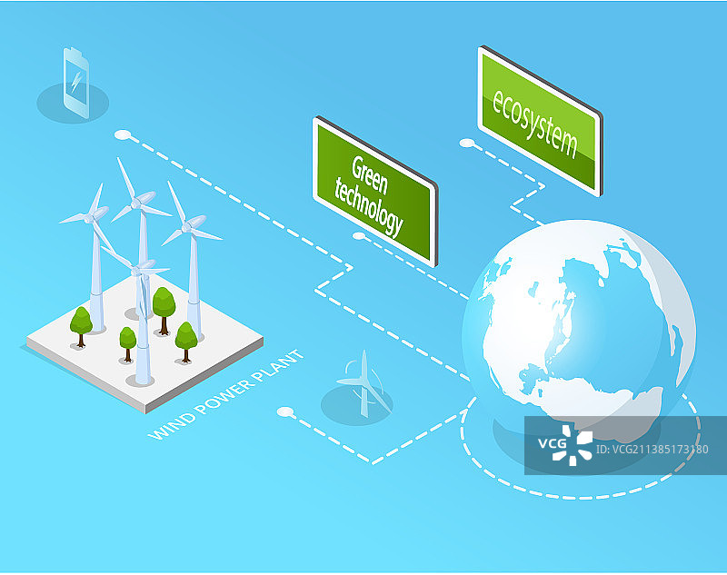 使用电力替代能源生产图片素材